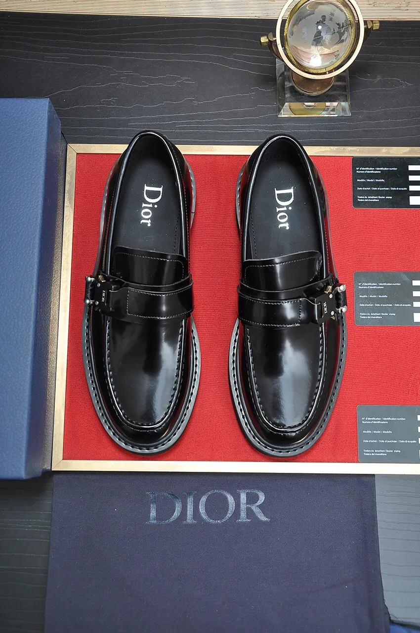Men's shoes 💰680💶[Dior] (water-dyed cowhide lining) Dior original 1:1 high-quality factory, imported original materials, imported raw cowhide, water-dyed cowhide lining, original TPU outsole, code number: 39-44 (38.45 custom-made)